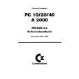 COMMODORE A2000 Owners Manual